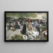 Le marché des fleurs - Victor Gabriel Gilbert — inramlat konstverk på väggen
