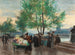 Marchands vid Seine, Paris - Victor Gabriel Gilbert — vy av konstverket