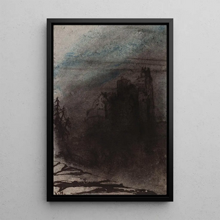 Victor Hugo - Chteau et sapins.webp