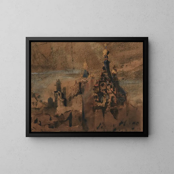 Souvenir d'Espagne - Victor Hugo — inramlat konstverk på väggen