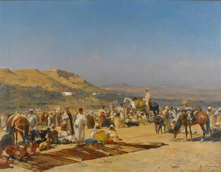 Victor Huguet - Market In The Desert.webp