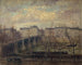 Le pont de la Tournelle - Victor Lecomte — vy av konstverket