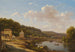 Vue de la Seine et des coteaux de Suresnes - Victor de Grailly — vy av konstverket