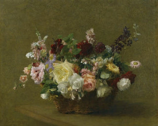 Victoria FantinLatour - Panier De Fleurs Diverses.webp
