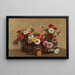 zinnia-korgar - Victoria Fantin-Latour — inramlat konstverk på väggen