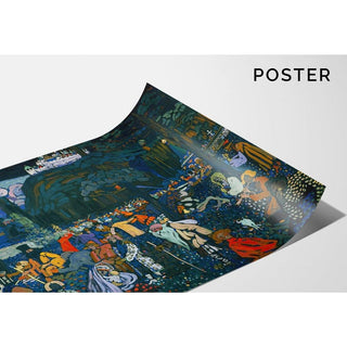 Vie Colorée - Wassily Kandinsky | Reproduction Tableau Décoration murale affiche copie