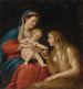 Vierge à l'Enfant med Marie Madeleine - Francesco Albani — vy av konstverket