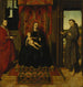 Vierge och Barn med helgonen Jerome och Franciskus - Petrus Christus — vy av konstverket