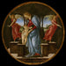 Vierge et enfant avec deux anges - Sandro Botticelli — visat i en interiör
