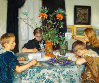 Viggo Johansen - Brn der male Foraarsblomster.webp