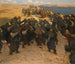 Foule de pèlerins - Viktor Ivanovich Zarubin — vy av konstverket