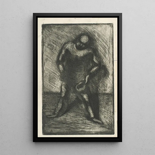 Vilhelm Lundstrm - Skrvende mand med hatten i hnden.webp