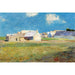 Reproduktion av målningen Village Breton - Odilon Redon