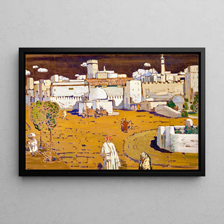 Arabisk stad - Wassily Kandinsky