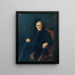 Le poète Eduard von Bauernfeld - Vilma Parlaghy-Brachfeld — inramlat konstverk på väggen