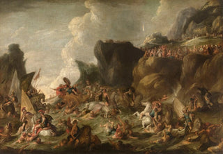 Vincent Malo - Pharaoh and his Army engulfed in the Red Sea.webp