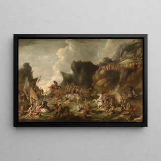 Vincent Malo - Pharaoh and his Army engulfed in the Red Sea.webp