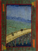 Pont under regn efter Hiroshige - Vincent van Gogh — vy av konstverket