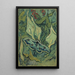 Papillon empereur - Vincent van Gogh — inramlat konstverk på väggen