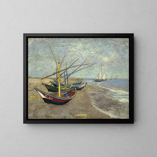 Vincent van Gogh - Fishing boats on the beach at Les SaintesMariesdelaMer.webp