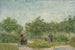trädgård i Montmartre med älskande - Vincent van Gogh — vy av konstverket