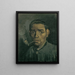 Tête d'homme - Vincent van Gogh — inramlat konstverk på väggen