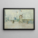 Impasse des Deux Frères - Vincent van Gogh — inramlat konstverk på väggen