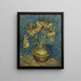 Fritillaries imperiales i en kopparvas - Vincent van Gogh — inramlat konstverk på väggen