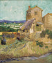 La maison de La Crau The Old Mill - Vincent van Gogh — vy av konstverket
