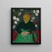 Madame Roulin Vaggande vaggan Vaggvisan - Vincent van Gogh — inramlat konstverk på väggen