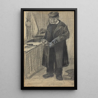 Vincent van Gogh - Man Polishing A Boot.webp