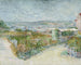 Montmartre bakom Moulin de la Galette - Vincent van Gogh — vy av konstverket