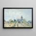 Moulins et jardins potagers à Montmartre - Vincent van Gogh — inramlat konstverk på väggen