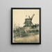 Moulin de la Galette - Vincent van Gogh — inramlat konstverk på väggen