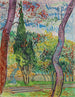 Parc de l'hôpital Saint-Paul - Vincent van Gogh — vy av konstverket