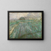 Regn - Vincent van Gogh — inramlat konstverk på väggen