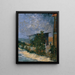 Refuge à Montmartre - Vincent van Gogh — inramlat konstverk på väggen