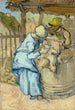 Le Tondeur de moutons - Vincent van Gogh — vy av konstverket