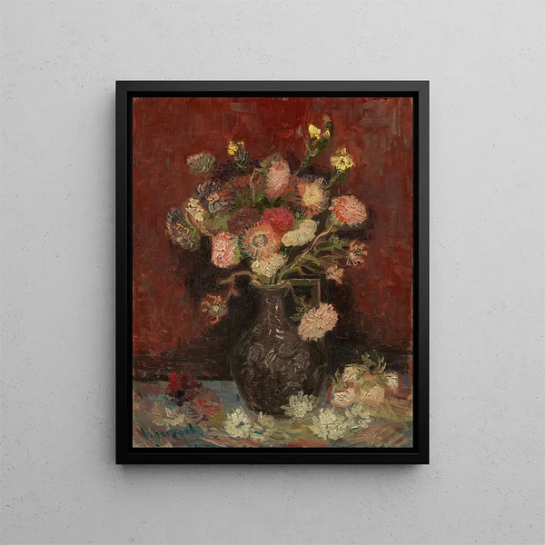 Vincent van Gogh - Vase with Chinese asters and gladioli.webp