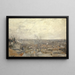 Vue de Montmartre - Vincent van Gogh — inramlat konstverk på väggen
