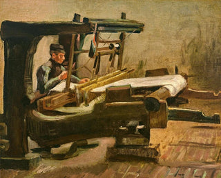 Tisserand vänd mot höger - Vincent van Gogh — vy av konstverket