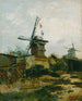 Les moulins à vent de Montmartre - Vincent van Gogh — vy av konstverket