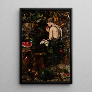 Vincenzo Irolli - A Young Boy Eating A Watermelon.webp