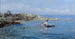 Village sur la mer - Vincenzo Loria — vy av konstverket