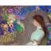 Reproduktion av målningen Violette Heymann - Odilon Redon