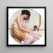 Violettes Douces - John William Godward — inramlat konstverk på väggen