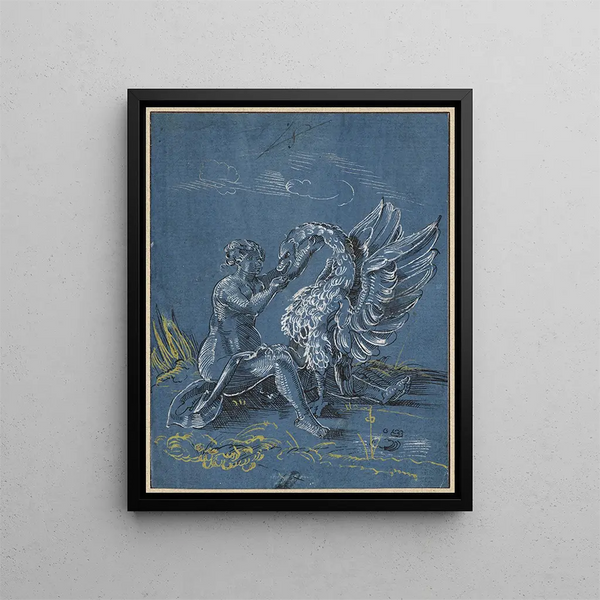 Virgil Solis - Leda and the swan.webp