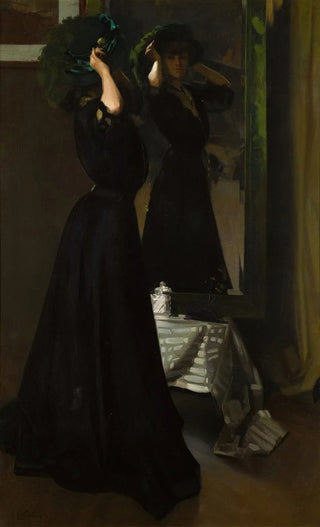 Virgilio Costantini - The Green Hat.webp