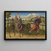 La Fuite en Égypte - Vittore Carpaccio — inramlat konstverk på väggen
