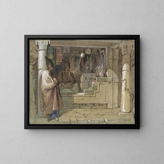 Vittorio Amadeo Preziosi - The spice sellers.webp